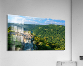 Aerial panoramic image of Cheat River Gorge overlook Acrylic Print