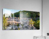 Aerial view of Coopers Rock overlook viewpoint Acrylic Print