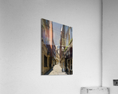 Lovat Lane in the City of London with skyscrapers filling sky Impression acrylique