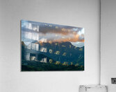 Sunset over the mountains of Hanalei Bay Acrylic Print