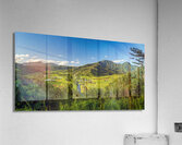 Panoramic view over the Hanalei national wildlife refuge Kauai Acrylic Print