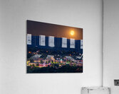 Supermoon rises in the sky above Morgantown in West Virginia Acrylic Print