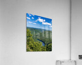 Cheat river seen from Snake Hill overlook near Morgantown Acrylic Print