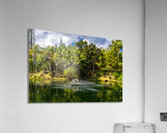 Gorgeous lagoon and lake in the Na Aina Kai sculpture garden Acrylic Print