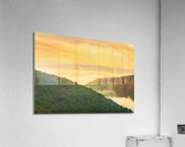 Painting of Cheat River gorge at sunrise near Raven Rock Acrylic Print