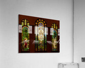 Three beautiful Tiffany stained glass windows from 1896 Impression acrylique