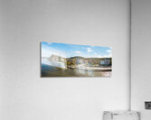 Red Wing Minnesota with Viking Mississippi river cruise boat Acrylic Print