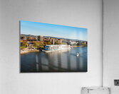 Viking Mississippi docked La Crosse Wisconsin on the Mississippi River Acrylic Print