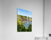 Historic rail bridge between Dubuque Iowa and East Dubuque Acrylic Print