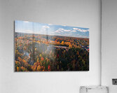 Lovers Leap overlook in Hannibal Missouri in fall colors Acrylic Print