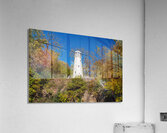 Mark Twain memorial lighthouse in Hannibal Missouri Impression acrylique