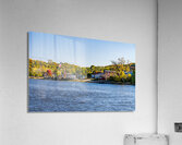 The small town of Louisiana MO on the banks of the Mississippi R Impression acrylique