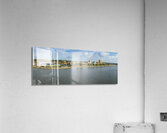 Modern Woodmen Park and downtown of Davenport IA Acrylic Print