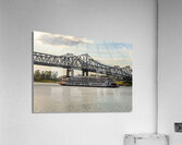 Paddle Steamer American Queen departs from Natchez Mississippi Acrylic Print
