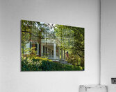Facade of antebellum home in Natchez in Mississippi Acrylic Print