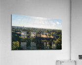 Townscape of Natchez in Mississippi with old mansion grounds Acrylic Print