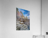 Coopers Rock overlook covered in winter snow near Morgantown Acrylic Print