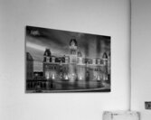 Woodburn Hall at West Virginia University in monochrome Acrylic Print