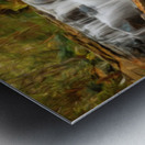 Impressionistic Deckers Creek waterfall in West Virginia Metal print