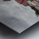 Welcome to Falklands sign in Stanley Falkland Islands Metal print