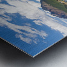 Hebredian Sky expedition cruise ship at anchor in Ushuaia Metal print