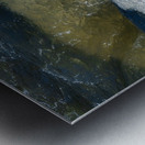 Frozen motion of raging water flowing over Valley Falls Metal print