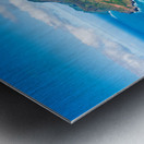 Coastline of Na Pali on Kauai Impression metal