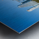 Cityscape of apartments and offices  in downtown Austin Texas Metal print