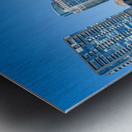 Cityscape of apartments and offices  in downtown Austin Texas Metal print