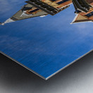 Facade of the historic Delaware County Sheriff home and jail Metal print