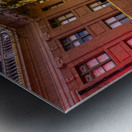 Entrance to Williamson County Courthouse in Georgetown TX Metal print