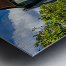 Waioli Huiia Church stands in Hanalei Kauai with the majestic  Metal print