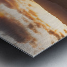 Breathtaking aerial view of sunset over Hanalei Bay landscape in Metal print