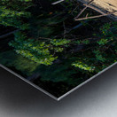 Aloha from Kauai: A driftwood greeting spells out a warm welcome Metal print