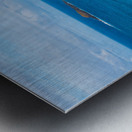 Overhead view of Kauapea or Secret beach to Kilauea lighthouse Metal print