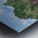 View from volcanic summit of Eldfell with Viking Neptune cruise Impression metal