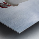 Famous Peggys Cove lightouse near Halifax in Nova Scotia Canada Impression metal