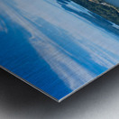 View from Mt Erie on Fidalgo Island south towards Whidbey Island Metal print