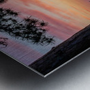 Dramatic sunset clouds over Possession Sound Everett in Washingt Metal print