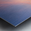 Sunset over Lake Chelan with dramatic sky reflected in long dura Impression metal