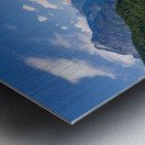 Overlook of Diablo Lake in North Cascades from Thunder Knob trai Metal print