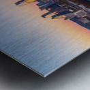 Sunset panorama of Austin Skyline and Rainey district 2026 Metal print