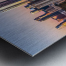 Rainey Historic district of Austin Texas aerial sunset view Metal print