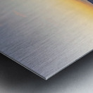 Wide panorama 2026 Austin skyline at sunset Metal print