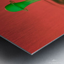 Water droplet collision - coating Metal print