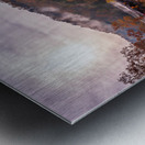 Panoramic Valley Falls on a misty autumn day Metal print