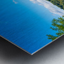 Early fall colors on Cheat Lake in Morgantown WV Metal print