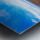 Coopers Rock state park overlook panorama with fall colors Metal print