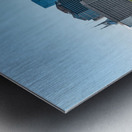 Aerial view of the Tennessee State Capitol building in Nashville Metal print