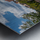 Panorama of Fairmont in West Virginia taken from Palantine Park Impression metal